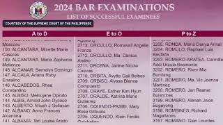 LIVE 2024 Bar Examination Results [upl. by Ami]