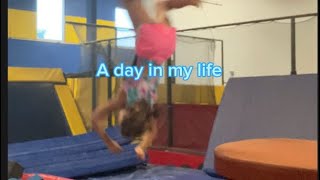 A day in my life  gymnastics watch party [upl. by Faruq]