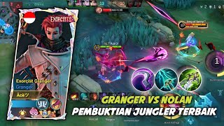 GRANGER VS NOLAN PEMBUKTIAN JUNGLER TERBAIK SEASON INI  TOP GLOBAL GRANGER MLBB [upl. by Neb]