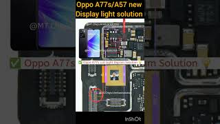 Oppo A77s light solution  Oppo a57 new display light solution  oppo a77sa57new lcd lights jumper [upl. by Aneele]