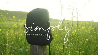 Practical amp Sustainable Style Targus EcoSmart ® Zero Waste Backpack [upl. by Hicks761]