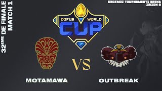 DWC  32e  Motamawa vs Outbreak  Match 1 [upl. by Airetnahs]