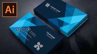 How to Create Business Card in Adobe Illustrator [upl. by Garzon]