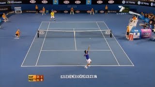 Roger Federer vs Marat Safin  Australian Open 2009 HQ [upl. by Alikee222]