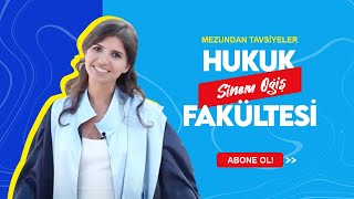 Mezundan Tavsiyeler  Hukuk Fakültesi Mezunu Sinem OĞİŞ [upl. by Silado]