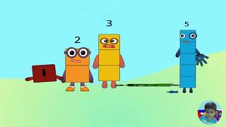 Numberblocks Stuff The Reboot Intro Remastered  react to with my son [upl. by Atinra108]