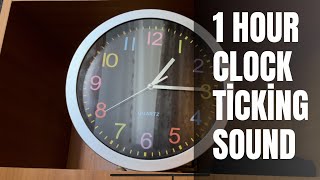 Clock ticking sound 1 hour Tick tock sound for meditation or sleep [upl. by Laurel]