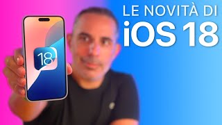 iOS 18 ORA DISPONIBILE  Tutte le Novità [upl. by Hoppe]