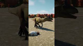 CRYOLOPHOSAURUS EATS VISITORS IN JURASSIC PARK  Jurassic World Evolution 2 [upl. by Aydidey689]