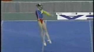 Simona Amanar  1998 Copa Gimnastica  Floor Exercise [upl. by Telrats995]