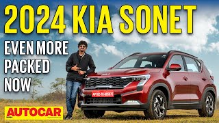 2024 Kia Sonet facelift review  Feature perfect  First Drive  Autocar India [upl. by Canning583]