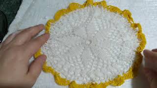 Jak usztywnić serwetkę How stretch the doily [upl. by Charlene]