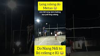 Leng celeng metuo Leng 😂 volleyball volleytarkam vollyindo shorts [upl. by Ybreh]