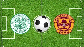 Celtic v Motherwell Highlights Goals  Scottish Premier League  Football Simulation PES 21 [upl. by Thebault]