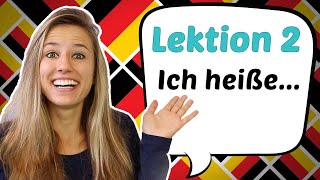 GERMAN LESSON 2 How to say quotMY NAME IS quot in German 😄😄😄 [upl. by Alasteir]