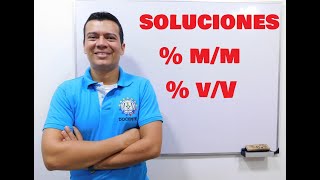 COMO CALCULAR LA CONCENTRACIÓN DE UNA SOLUCIÓN mm vv mv SOLUCIONES 3 QUÍMICA CON IRWIN [upl. by Tania]