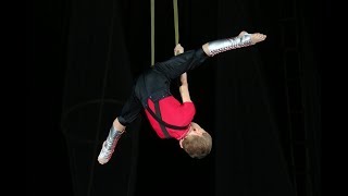 Aerial Straps Child WOW Gymnast Acrobatics Circus Act Festival Entertainment Kids Show [upl. by Harlie671]