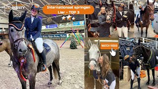 Internationaal springen Lier met 4 paarden TOP 3 klassering ✰vlog 329✰  Kristy Snepvangers [upl. by Wendie]