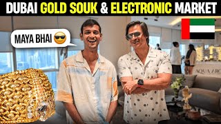 Met Vivek Oberoi amp Exploring Gold Souk Electronic Markets of Dubai 🇦🇪 [upl. by Wadsworth272]