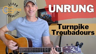 Unrung  Turnpike Troubadours  Guitar Lesson  Tutorial [upl. by Iznek]