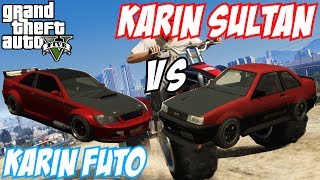 GTA 5  Karin Sultan Vs Karin Futo  8 GTA V [upl. by Horn]