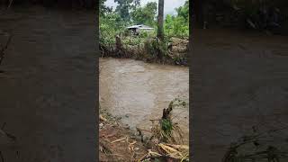 Rio crecido en San Gabriel Pasuj Baja Verapaz lluvias derrumbes prisma bajaverapaz [upl. by Elaina]