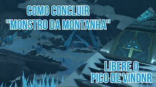 Como Concluir quotMonstro da Montanhaquot  Pico de Vindnr  Genshin Impact [upl. by Liahus300]