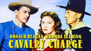 Cavalry Charge 1951 Western  Ronald Reagan  Rhonda Fleming in Technicolor [upl. by Vipul130]