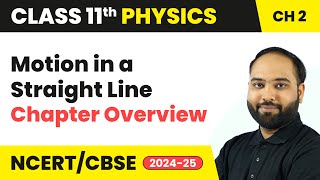 Motion in a Straight Line  Chapter Overview  Class 11 Physics Chapter 2  CBSE 202425 [upl. by Ahsait]