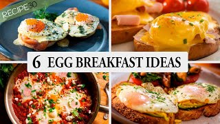 6 Egg Cracking Breakfast Recipes You Have to Try [upl. by Randal]