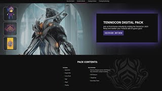 Warframe  TennoCon 2023 Digital Pack Giveaway [upl. by Ecinerev]