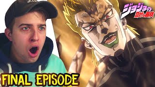 DIOS ROAD ROLLER JoJos Bizarre Adventure FINAL EPISODE 48 REACTION  REVIEW STARDUST CRUSADERS [upl. by Jarrett]