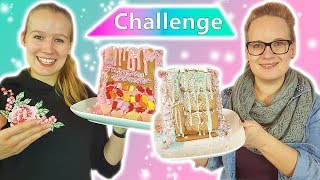 DIY Inspiration LEBKUCHEN HAUS Challenge  Eva vs Kathi  Wer dekoriert die schönste Seite [upl. by Parfitt]