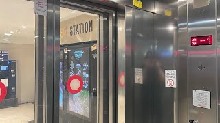 1996 NechushtanSchindler mod hydraulic elevators at Ramat Aviv Mall  Tel Aviv IL [upl. by Oileve]