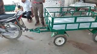 बाइक ट्रेलर Bike Trailer Mfg Kaushik Panchal Vijapur Gujarat 9428049856 All India Transport Service [upl. by Tuchman]