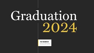 University of Buckingham 2024 Graduation  Ceremony 2 15 March at 1pm [upl. by Ynaffik]