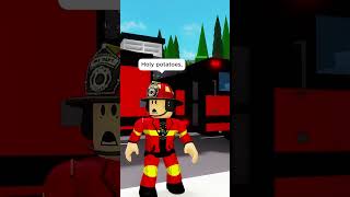 WHO IS THE SECRET FIREFIGHTER IN BROOKHAVEN 🏓 shorts [upl. by Arreik237]