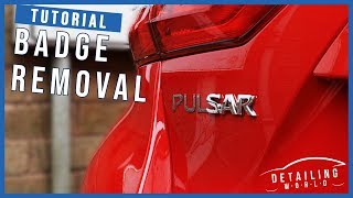 How To Debadge Your Car Remove Emblems [upl. by Keegan325]