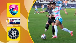 San Diego Wave vs Bay FC Extended Highlights  NWSL x Liga MX  Attacking Third [upl. by Ardnekan]