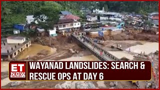 Wayanad Landslides Update Death Toll Stands At 308 Rescue Ops Continues On Day 06  Drone Visuals [upl. by Lesoj438]