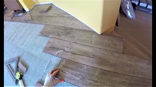 How to Install Laminate Floors as a Beginner  Step by step  101 with GoPro [upl. by Airat]