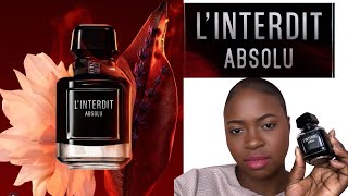 NEW LInterdit Absolu fragrance review fragrancereview GivenchyBeauty [upl. by Eyanaj]