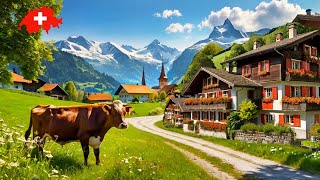 Brienz Switzerland 🇨🇭 The Most Beautiful Traditional Swiss Village 4K Walking Tour [upl. by Akiem630]