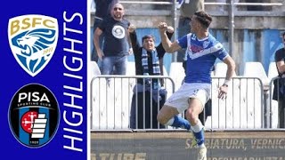 Brescia vs Pisa 31 Highlights Serie B 20232024 [upl. by Efar347]