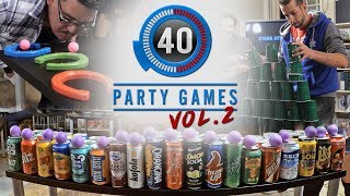 The 40 Greatest Party Games Minute to Win It Games amp MorePart 2 [upl. by Alston]