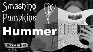 Smashing Pumpkins  Hummer  Guitar Cover amp Backing Track [upl. by Atiugram560]