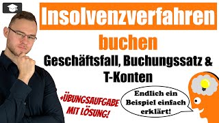 Insolvenzverfahren buchen alle Beispiele einfach erklärt [upl. by Notneiuq110]