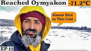 Reached Oymyakon Most Coldest Place on Earth 712°CPunjabi Travel VlogVlogYakutiaSakha Republic [upl. by Annaerdna705]