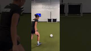 Mini goal crossbar challenge with the Thompson sisters ⚽️ [upl. by Limemann749]