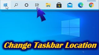 How to Move Taskbar in Windows 10 [upl. by Lole]